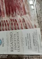 Mängden socker i Rigatino pancetta affumicata