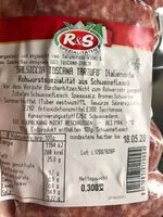 Mängden socker i Salsiccia toscana tartufo