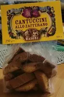 Mängden socker i Cantuccini allo zafferano