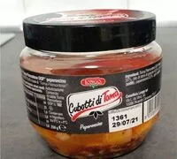 Mängden socker i Cubotti di toma