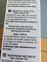 Mängden socker i Grissini con tartufo