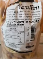 Mängden socker i Tarallini
