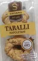 Mängden socker i Taralli Napoletani