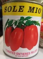Mängden socker i Tomates entières pelées