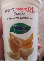 Mängden socker i Yogurt magro 0.1% grassi banana