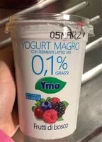 Mängden socker i Yogurt frutti di bosco