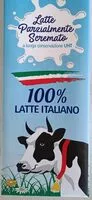 Mängden socker i Latte italiano parzialmente scremato UHT