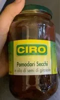 Mängden socker i Pomodori secchi in olio di semi di girasole