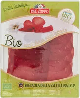 Mängden socker i Bio bresaola della valtellina i p