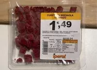 Mängden socker i Cubetti di bresaola di Manzo