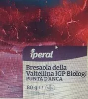 Mängden socker i Bresaola della Valtellina