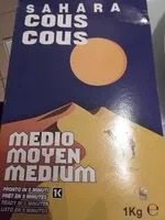 Mängden socker i Couscous Moyen
