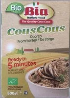 Mängden socker i Couscous from barley