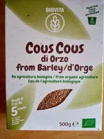 Mängden socker i Couscous d’orge