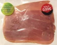 Mängden socker i Prosciutto crudo