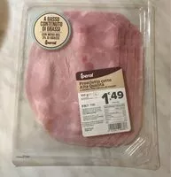 Mängden socker i Prosciutto cotto alta qualità