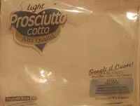 Mängden socker i Prosciutto cotto light