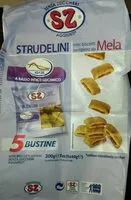 Mängden socker i Strudelini alla mela SZ