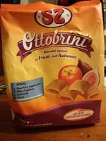 Mängden socker i Ottobrini biscotti ripieni