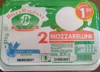 Mängden socker i Mozzarelline