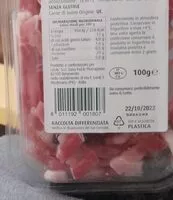 Mängden socker i Fiammiferi di speck