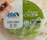 Mängden socker i Cuori di iceberg