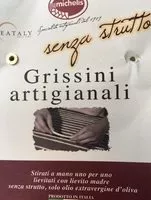Mängden socker i Grissini artigianali
