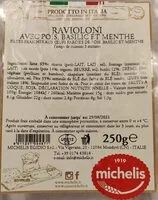 Mängden socker i Ravioloni avec pois, basilic et menthe