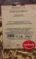 Mängden socker i Strozzapreti