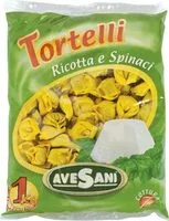 Mängden socker i Tortellini ricotta e spinaci