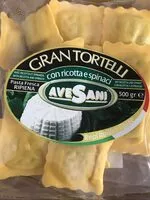 Mängden socker i Raviolis frais epinards ricotta
