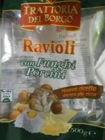 Mängden socker i Ravioli con Funghi Porcini