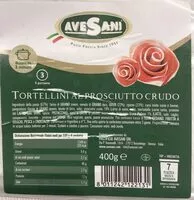 Mängden socker i Tortellini prosciutto crudo