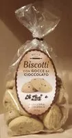 Mängden socker i Biscotti con gocce di cioccolato