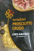 Mängden socker i Tortelljni prosciutto crudo