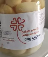 Mängden socker i Patate novelle cotte al vapore