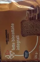 Mängden socker i Fette biscottate