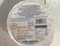 Mängden socker i Pesto alla genovese senz aglio