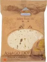 Mängden socker i Asiago dop frescomaso