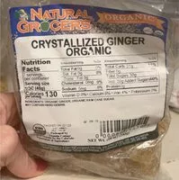 Mängden socker i Crystallized ginger