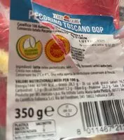 Mängden socker i Pecorino Toscano Dop