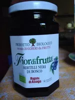 Mängden socker i FiorDiFrutta mirtilli neri di bosco