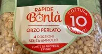 Mängden socker i Orzo perlato
