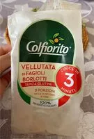 Mängden socker i Vellutata di fagioli borlotti