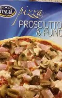 Mängden socker i Pizza prosciutto e funghi