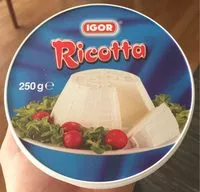 Mängden socker i Temar Ser Ricotta
