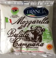 Mängden socker i Mozzarella di buffala Campana