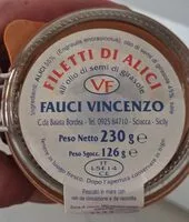 Mängden socker i Filetti di alici