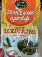 Mängden socker i Mini cornichons apéritifs recette mexicaine