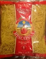 Mängden socker i Riscossa Vermicelli Tagliati #70